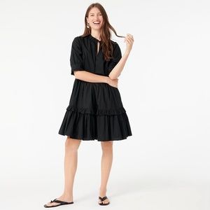 J. Crew Ruffleneck Tiered Popover Dress